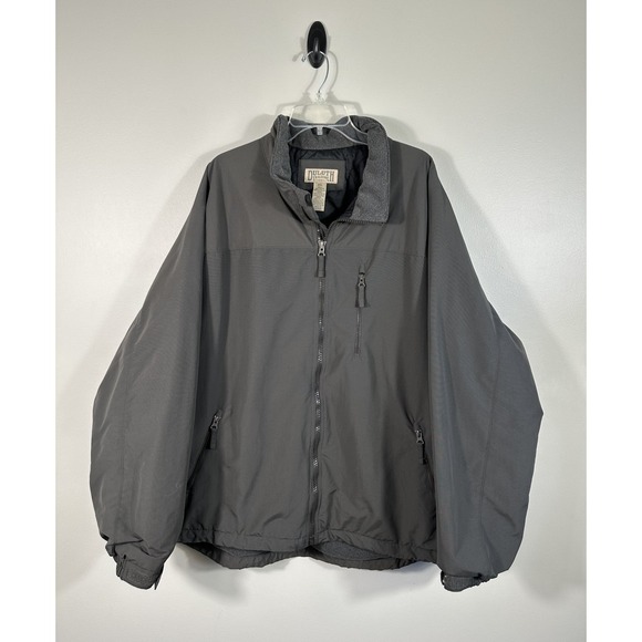 Duluth Trading Co Jacket Mens 4X Gray Grab Fleece Lined Coat 26711 - Picture 1 of 8